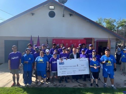 BASHOF Special Olympics Northern California check presentation